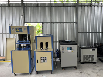 ติดตั้งเครื่องเป่าขวด PET แบบกึ่งอัตโนมัติ รุ่น HZ-880 ณ สงขลา